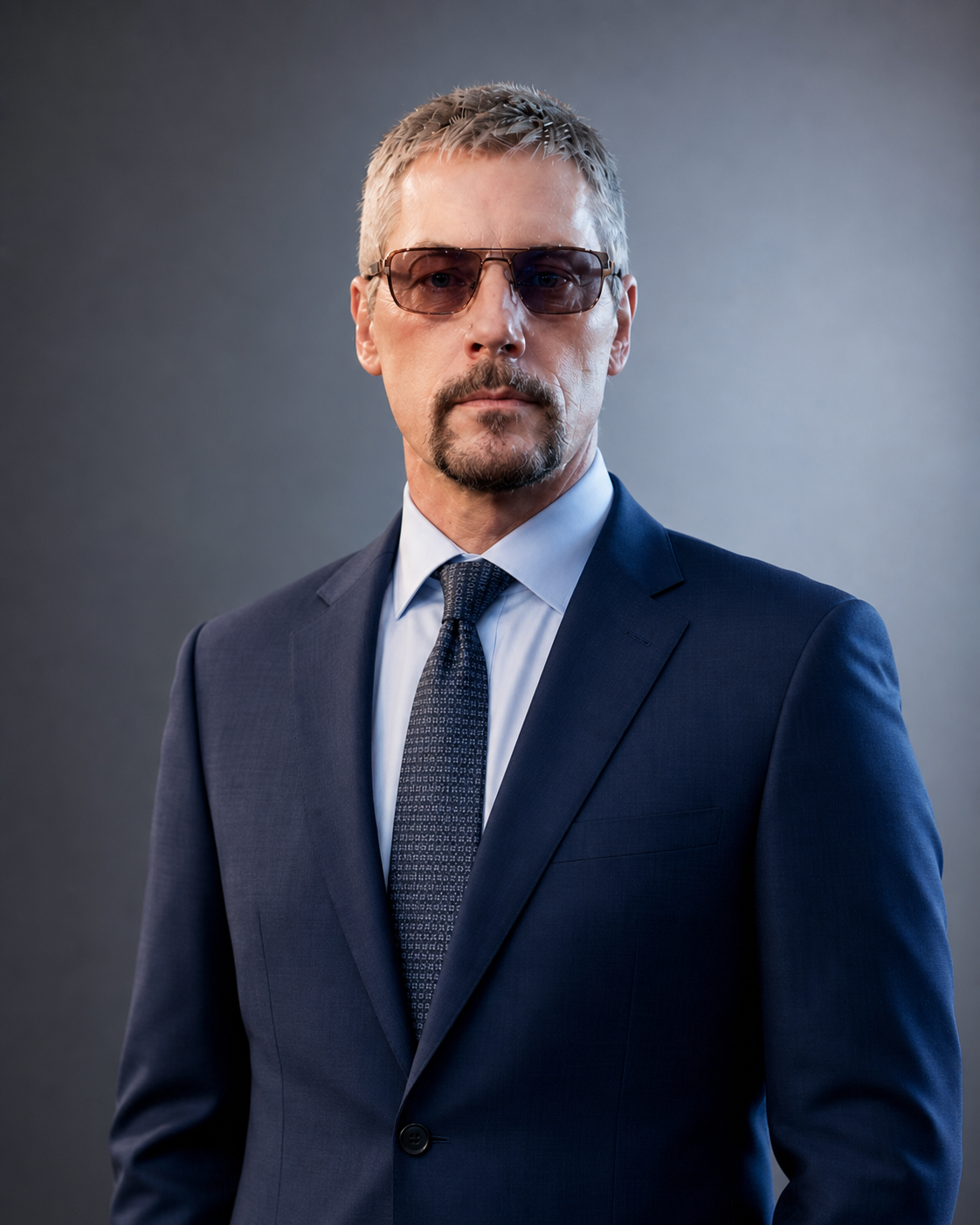 Christopher Lane, Founder and CEO of SlickSys Development Corporation, wearing a navy suit